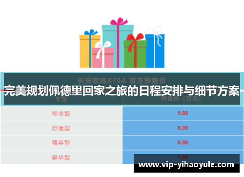 完美规划佩德里回家之旅的日程安排与细节方案
